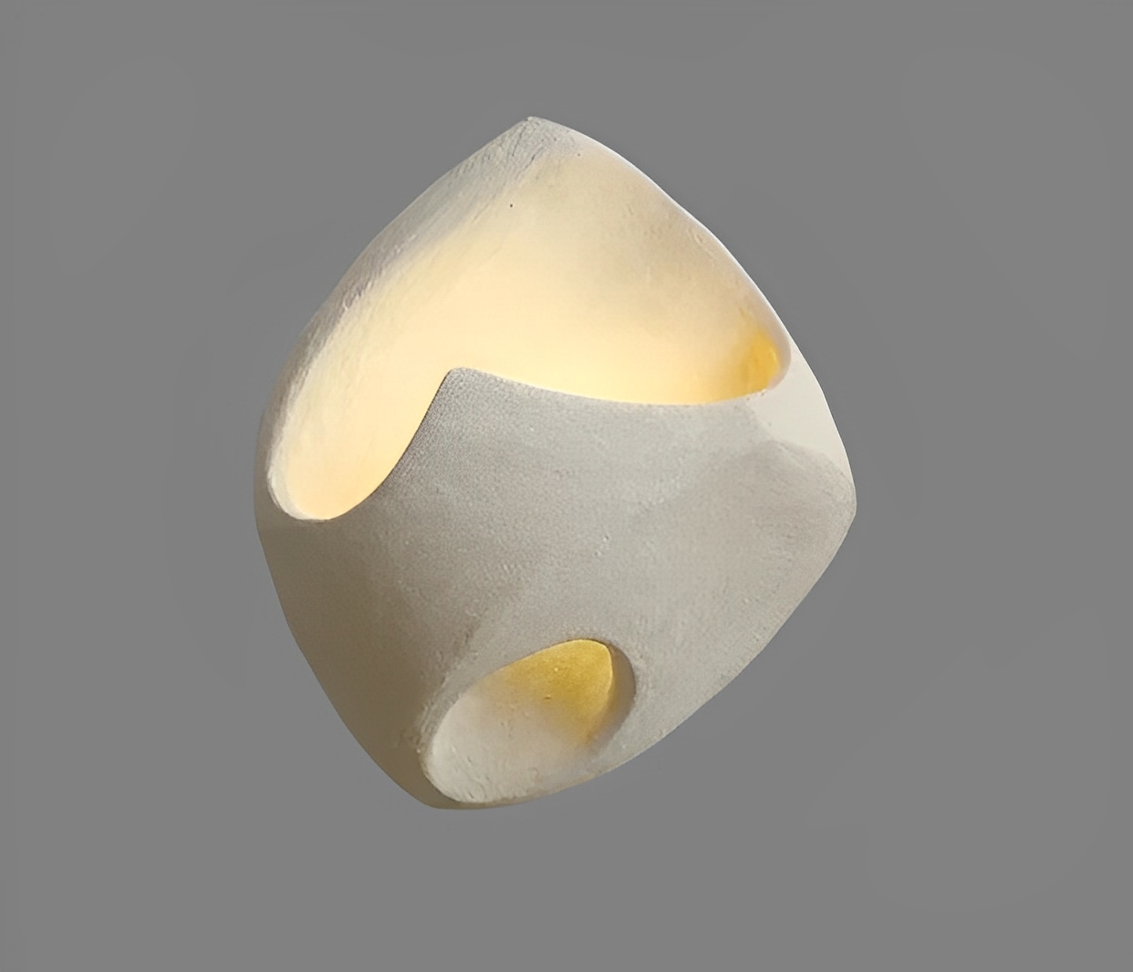 Edda – Wandlampe aus Beton im modernen Art-Déco-Stil