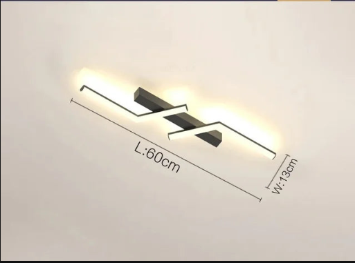 Luxuriöse minimalistische Streifen-Wandleuchte
