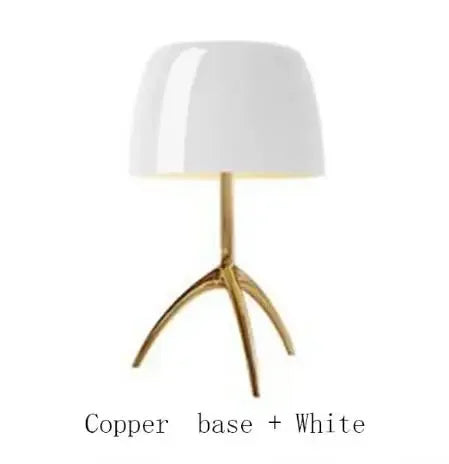 Antike Retro Kupfer Tischlampe