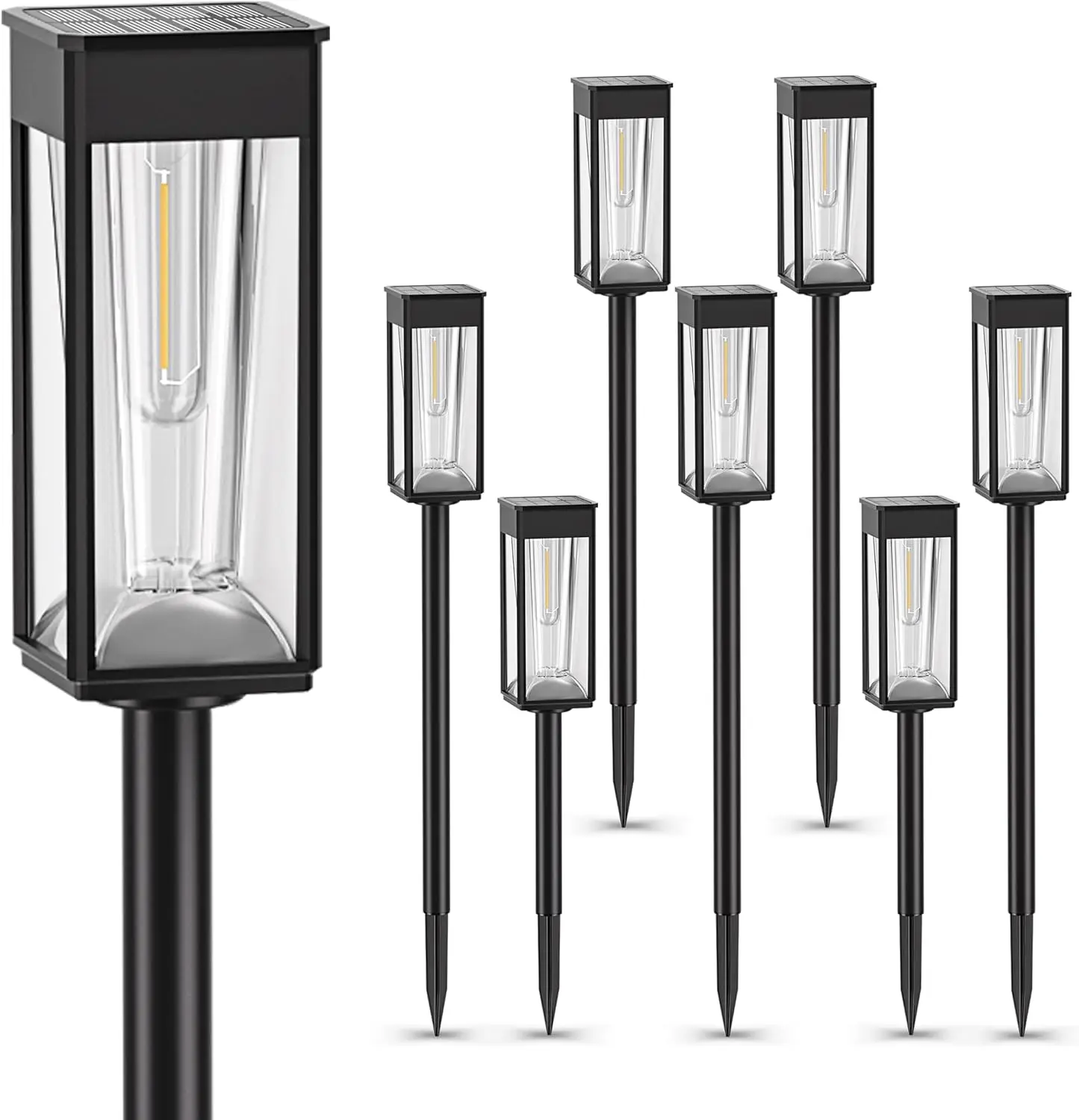 Solara – Solar-Rasenlampe mit Tungstendraht für draußen