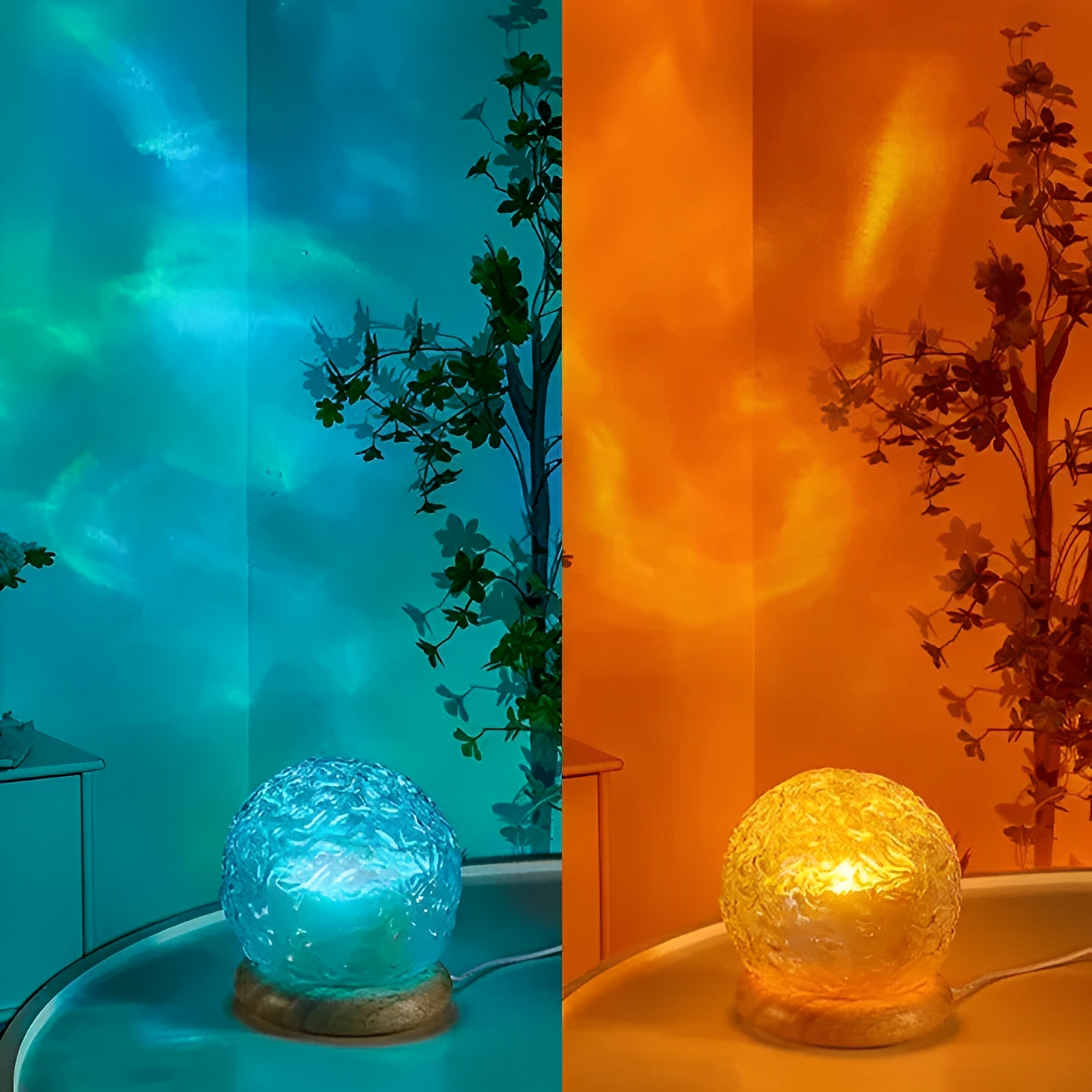 Aurelia – LED-Projektionslampe mit Wasserwellen-Effekt