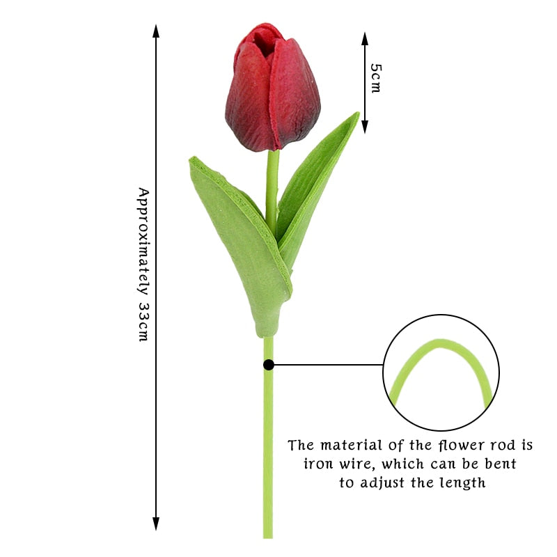 Künstliche Tulpensträuße in realistischer Optik