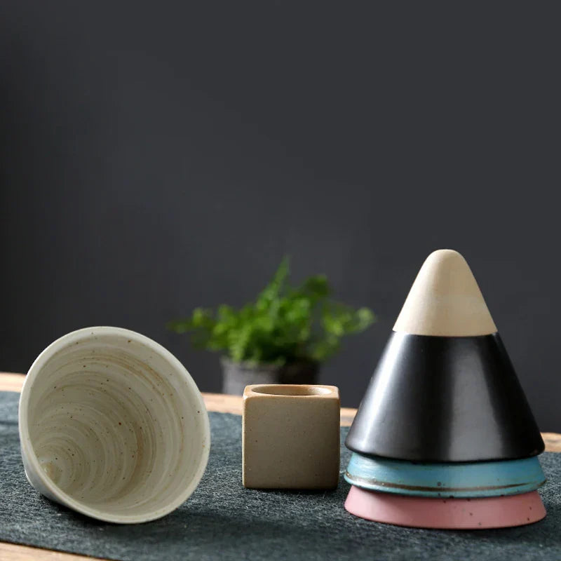 Japanische Keramiktasse – Handgefertigte Teeschale im Zen-Stil