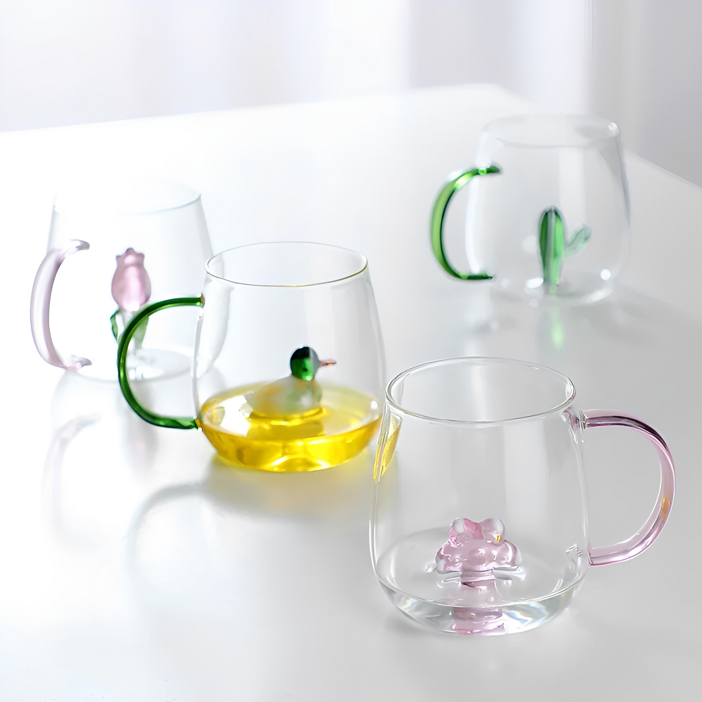 Cupie – Kreativer Cartoon-Glasbecher