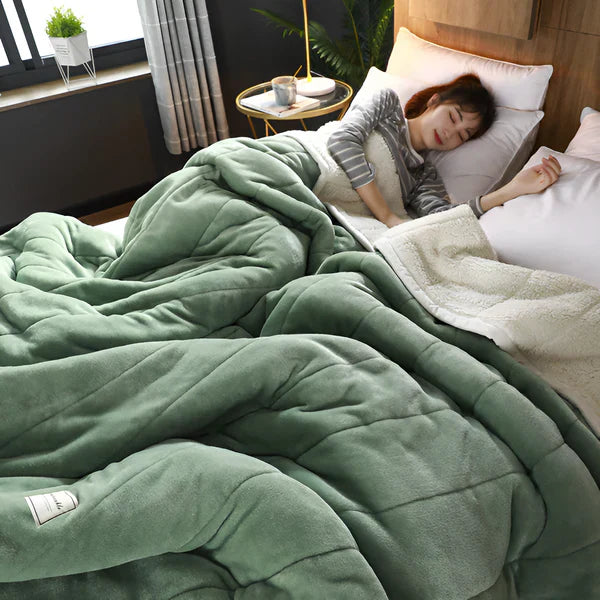 Velina – Kuschelige Sherpa-Fleece-Decke