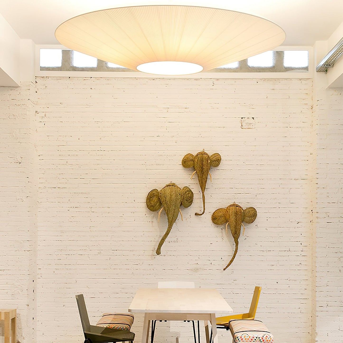 Siam – Stoff-Lampe für die Decke im modernen Stil