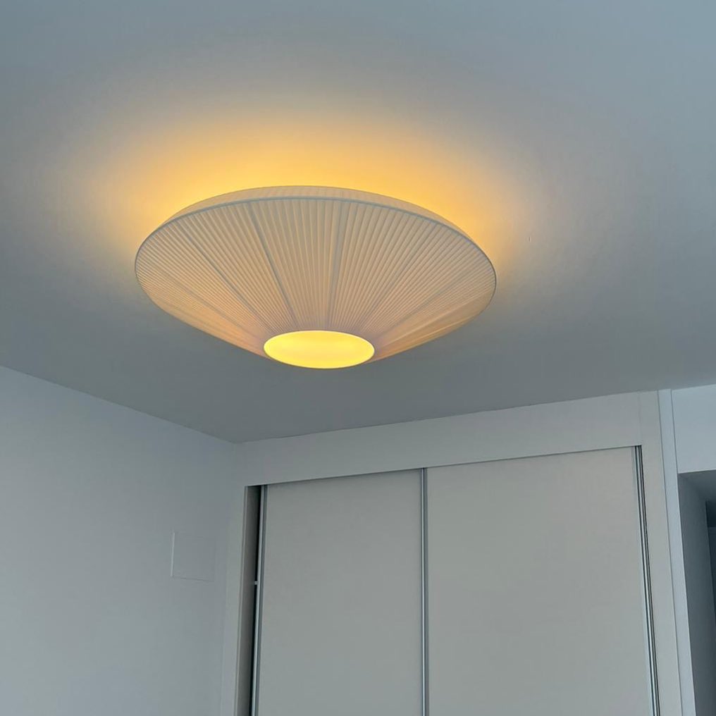Siam – Stoff-Lampe für die Decke im modernen Stil