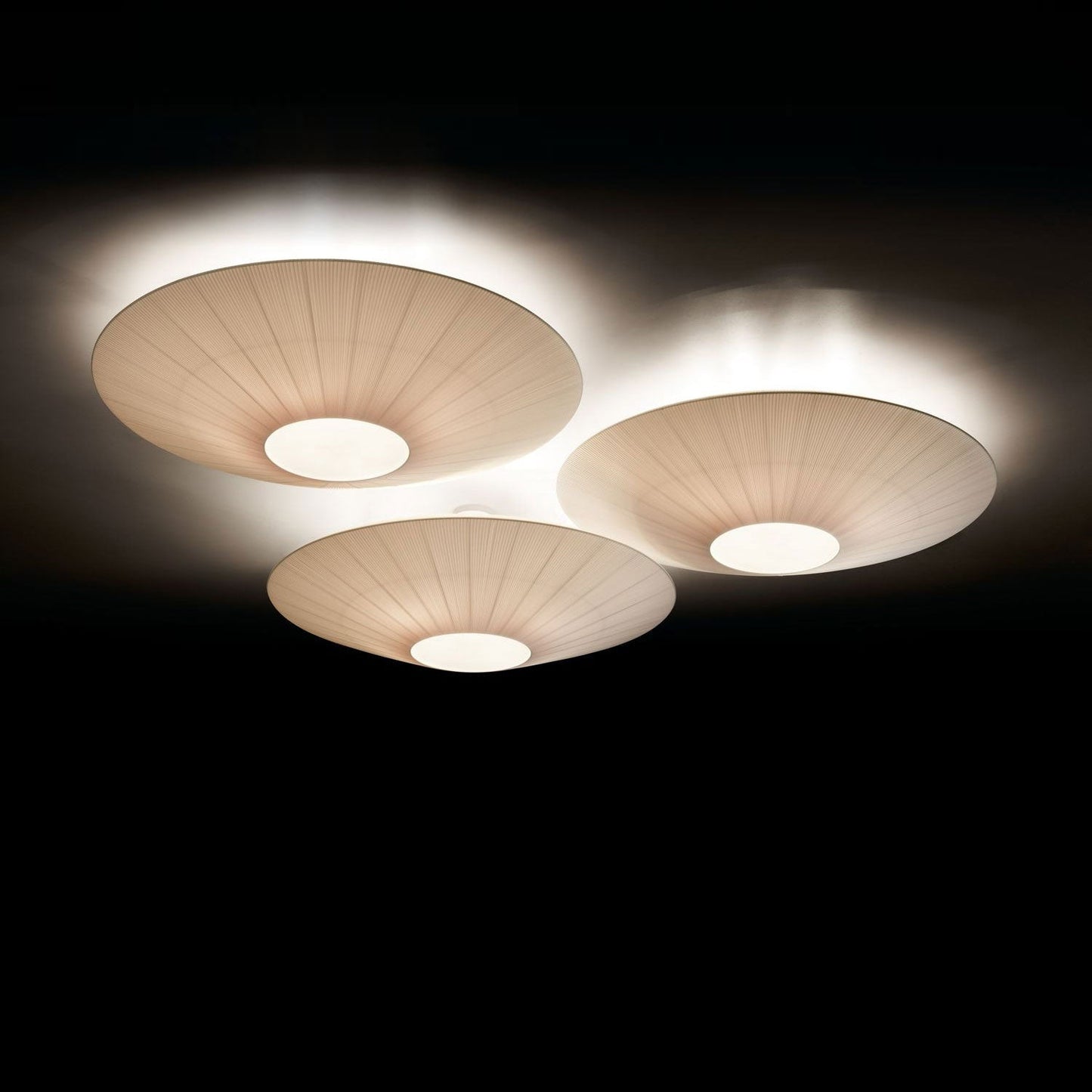 Siam – Stoff-Lampe für die Decke im modernen Stil