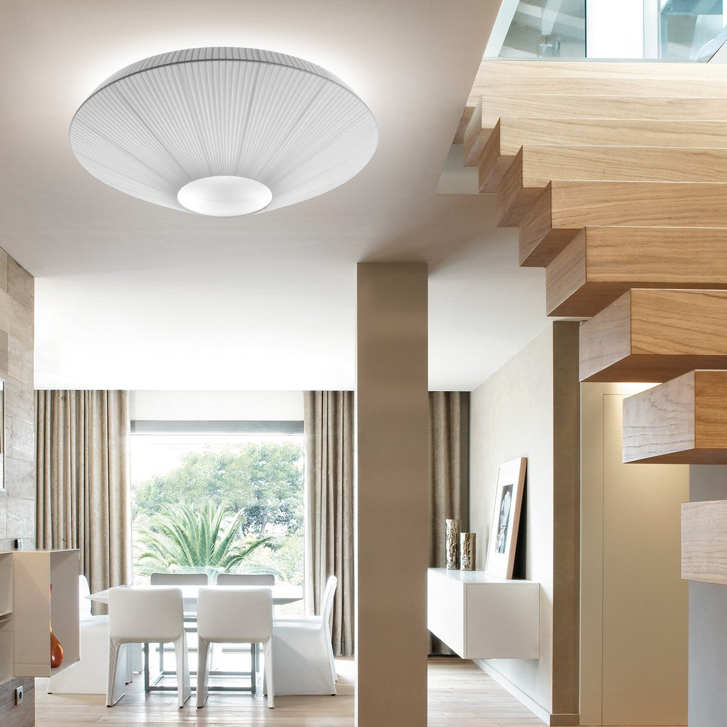 Siam – Stoff-Lampe für die Decke im modernen Stil