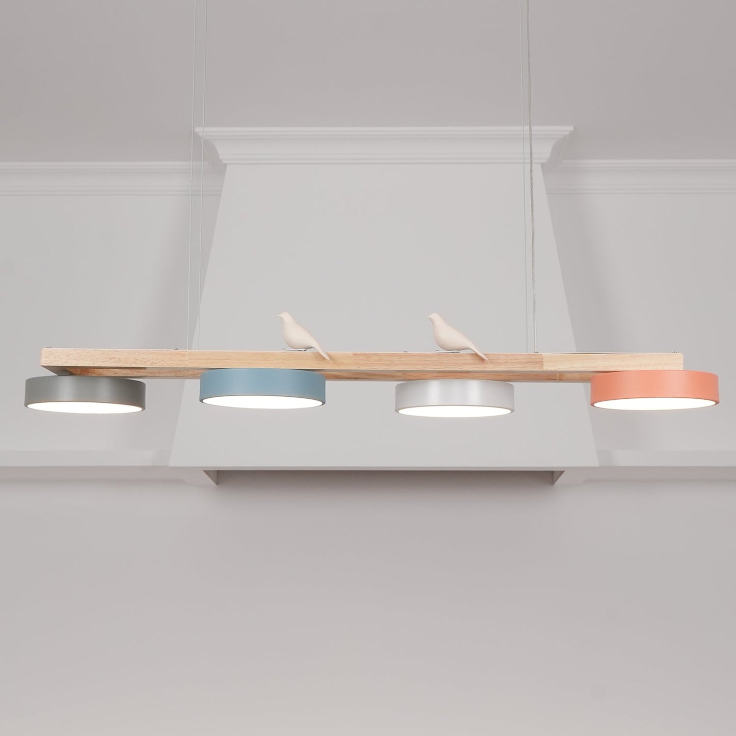 Elian – Moderne LED-Pendelleuchte aus Massivholz