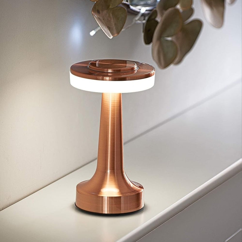 Zamira – Wiederaufladbare Hantel-Tischlampe
