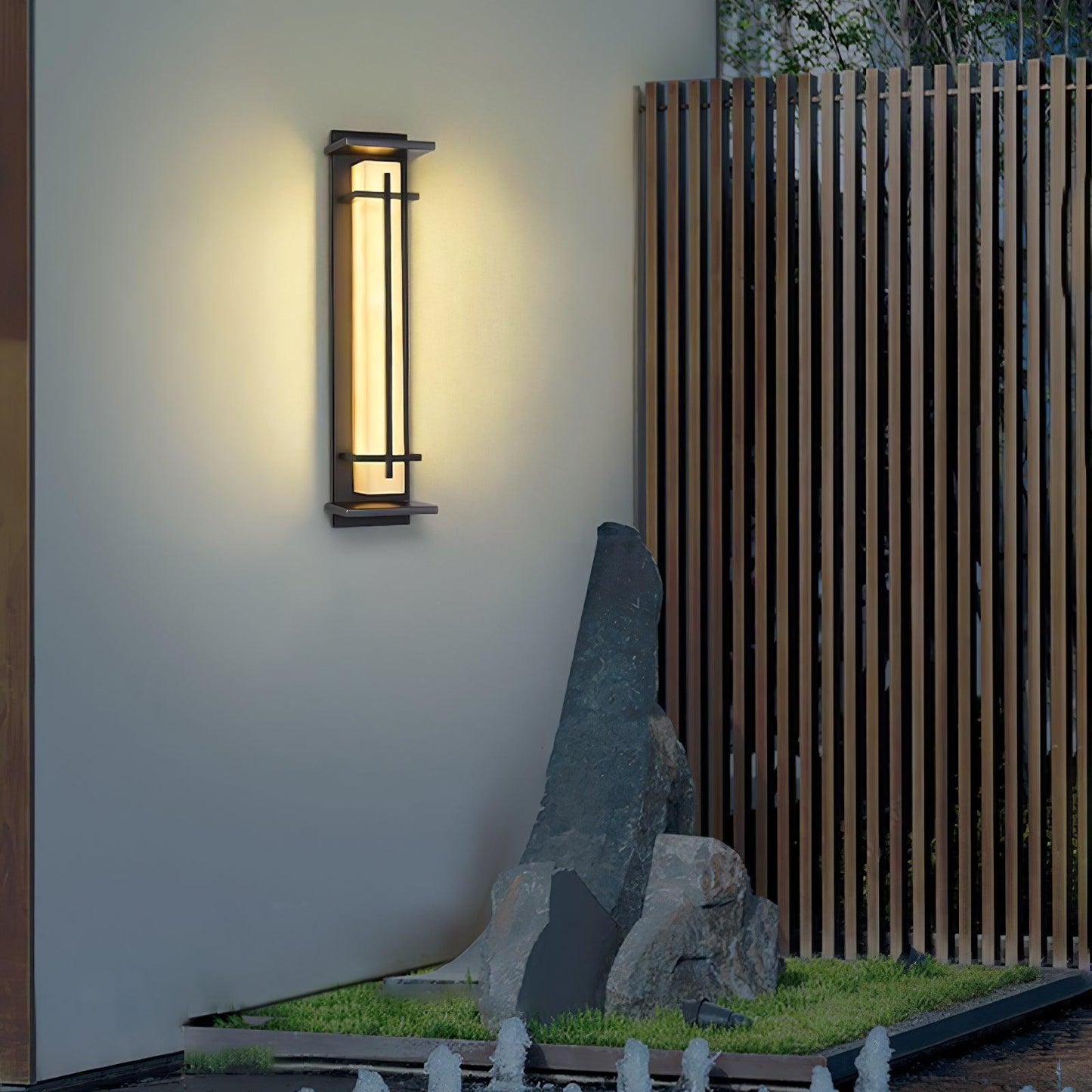 Caro – Robuste Außenwandleuchte mit LED-Streifen
