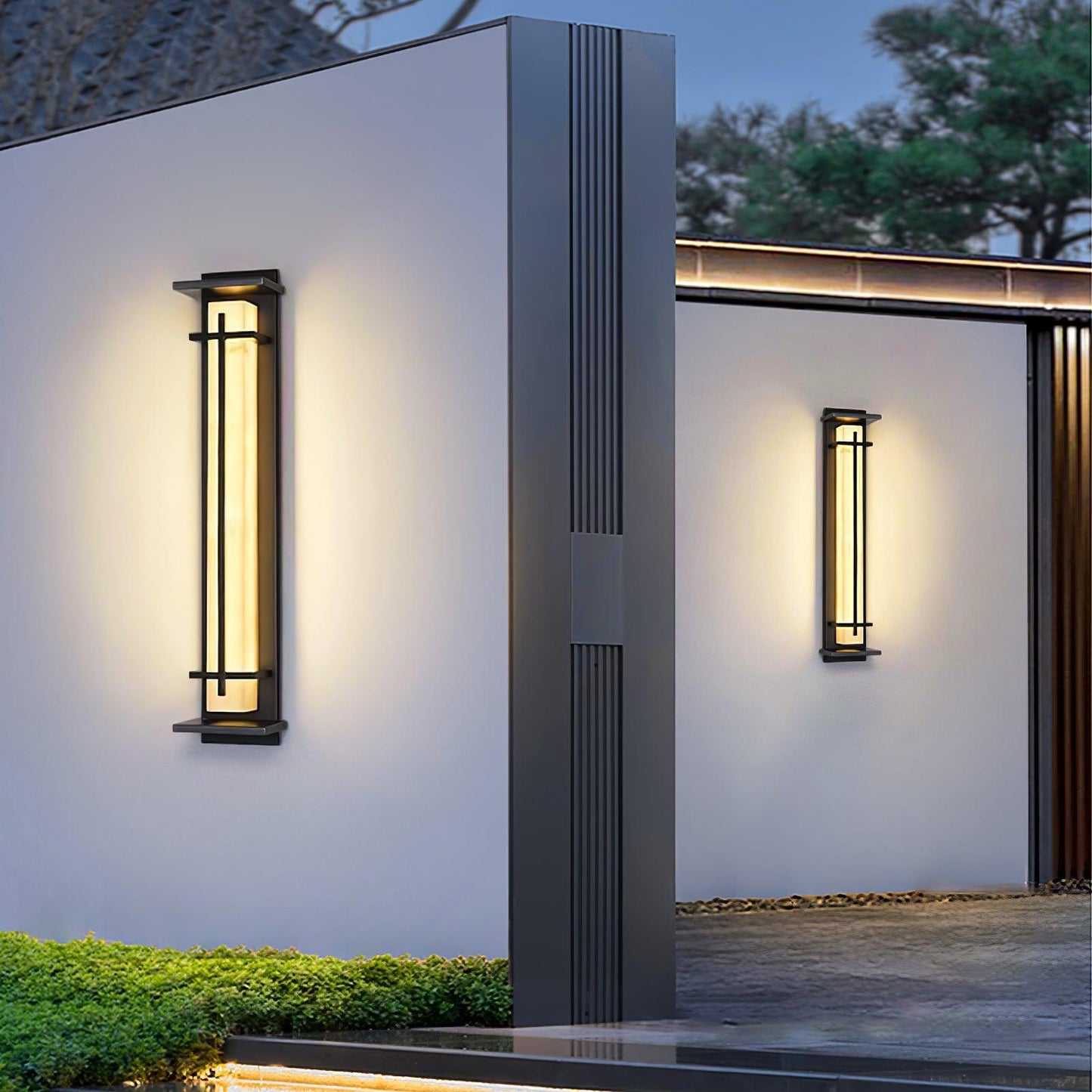 Caro – Robuste Außenwandleuchte mit LED-Streifen