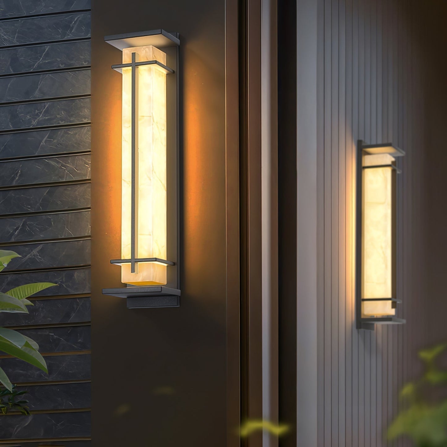 Caro – Robuste Außenwandleuchte mit LED-Streifen