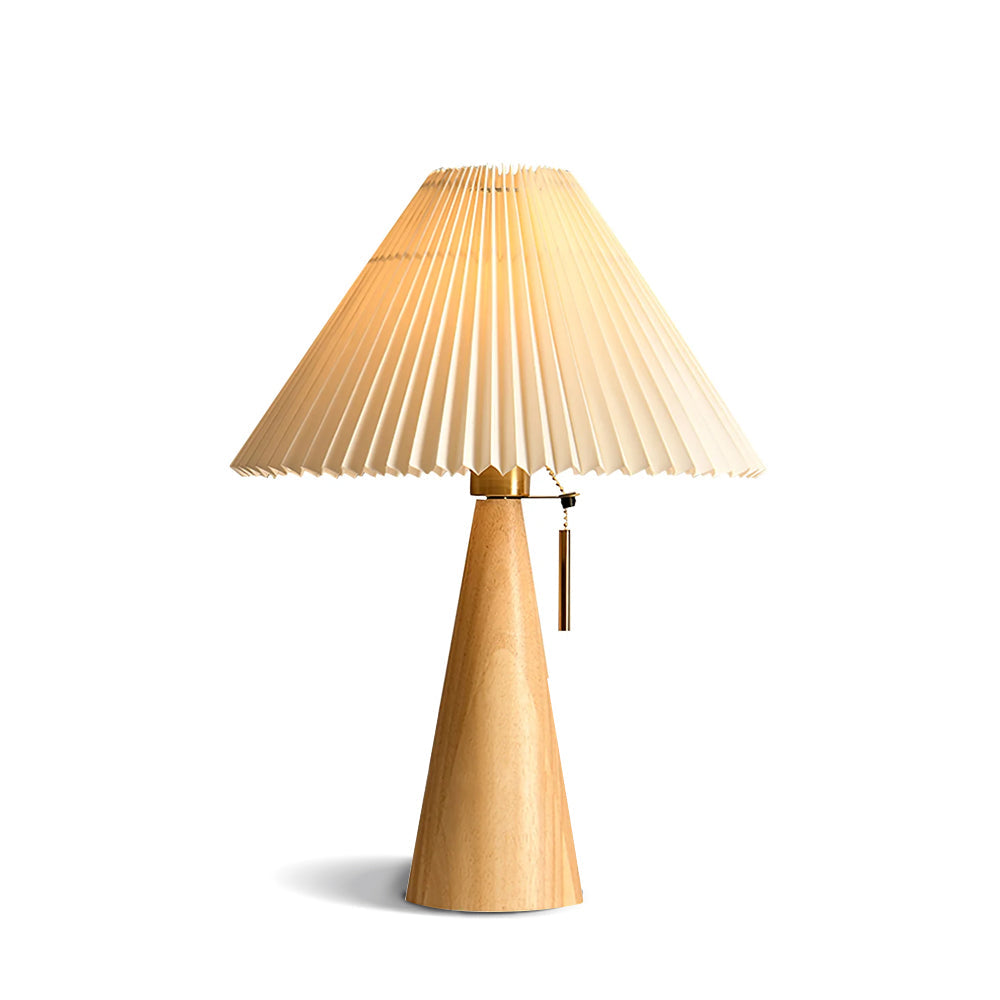 Rami – Tischlampe aus Walnussholz