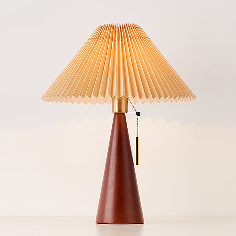 Rami – Tischlampe aus Walnussholz
