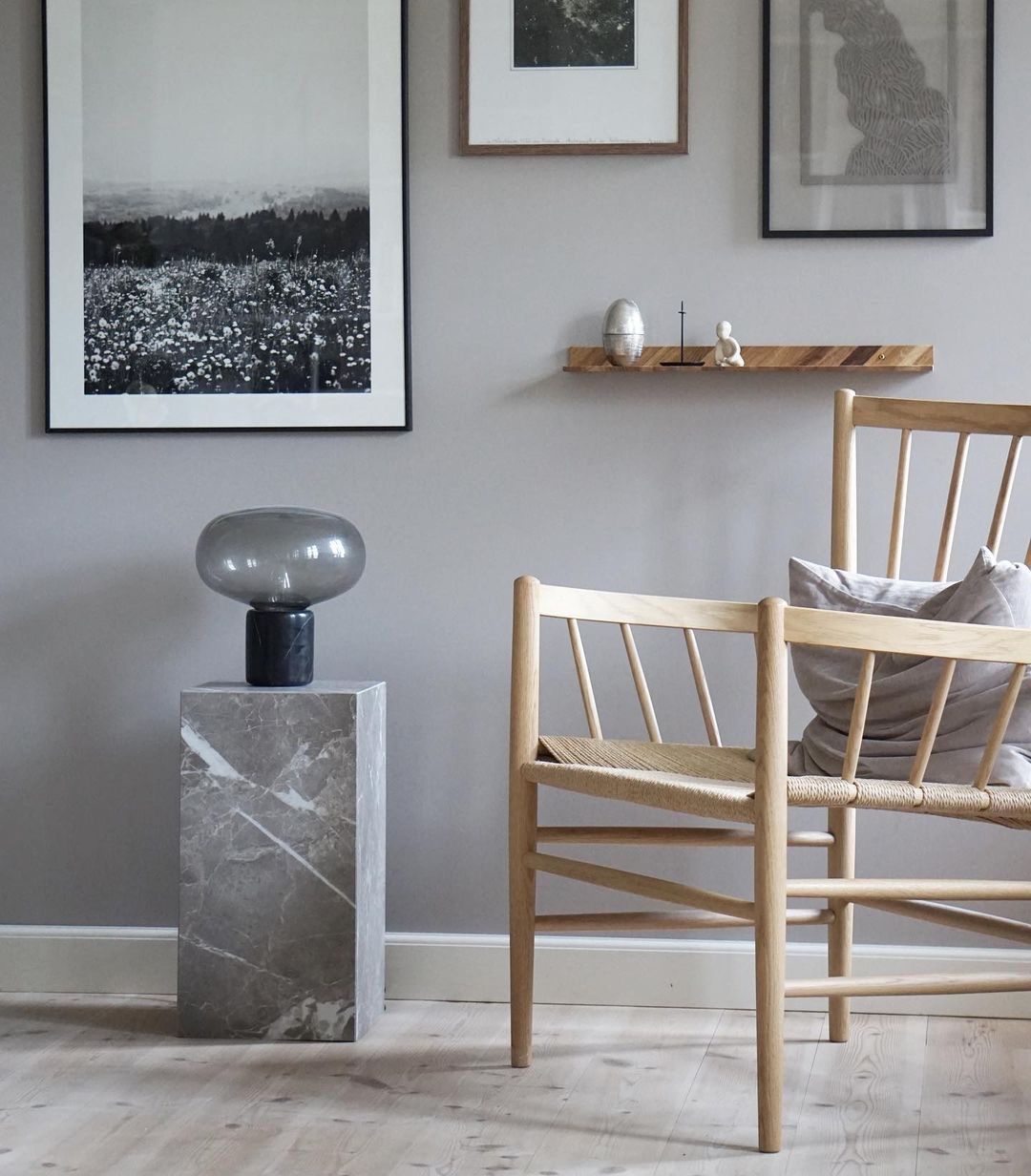 Lin – Tischleuchte aus Glas im Skandinavischen Design