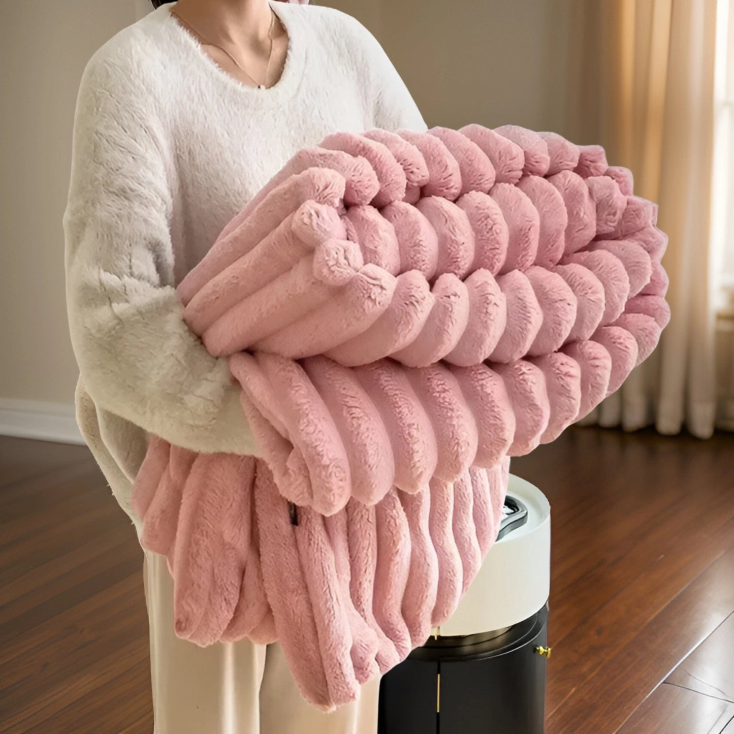 Nuvira – Weiche Luxusdecke mit Hasenfell-Feeling