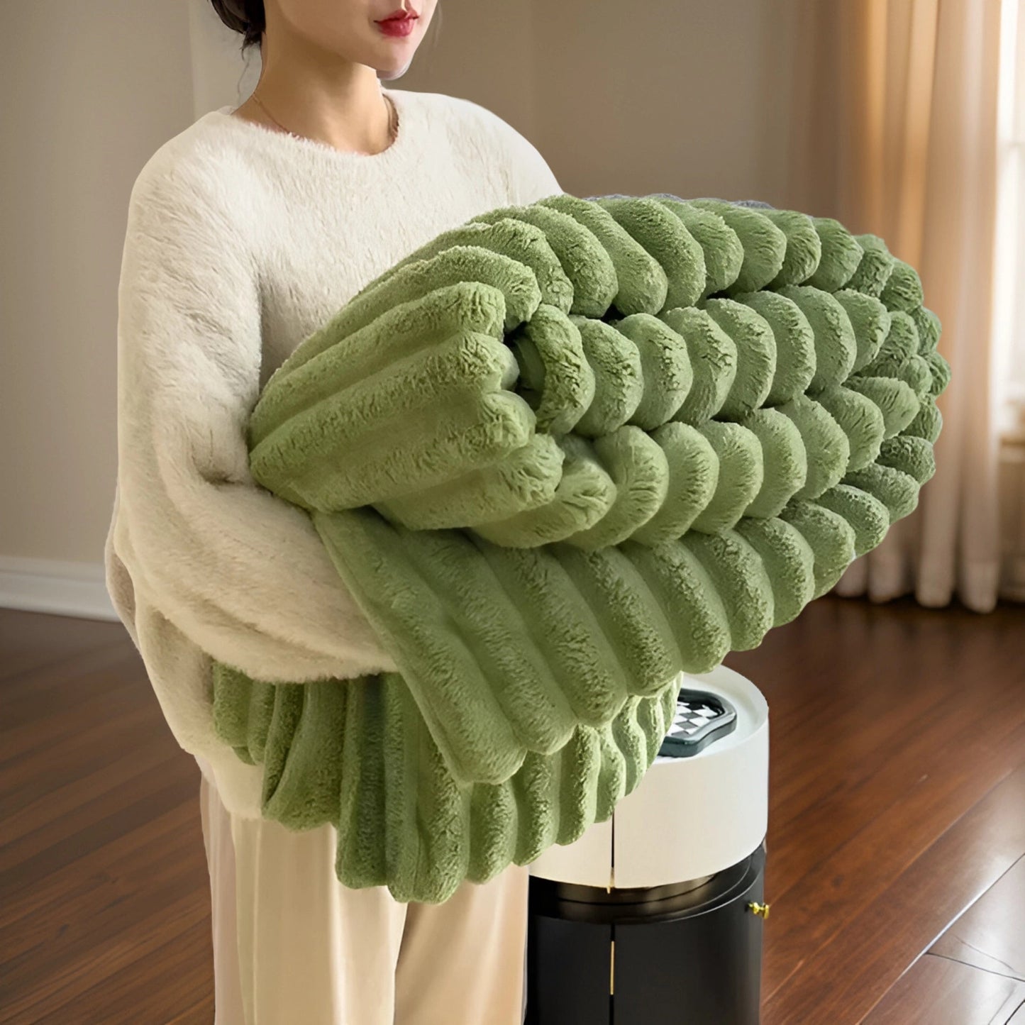Nuvira – Weiche Luxusdecke mit Hasenfell-Feeling