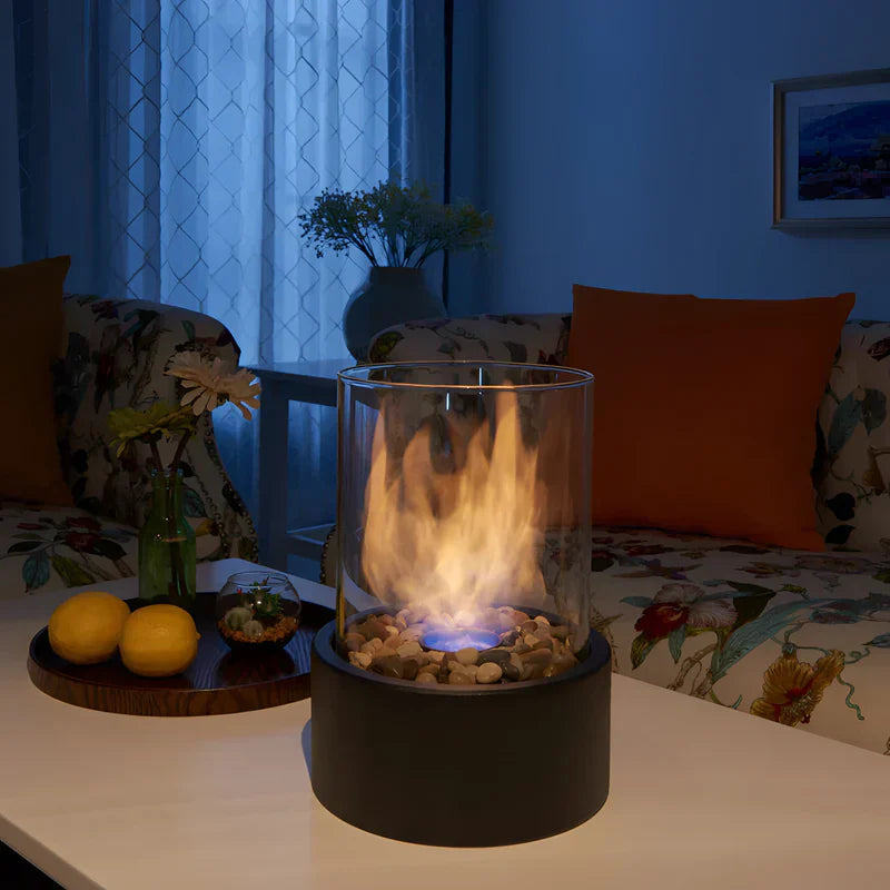 Nero – Tragbare Glas-Feuerlampe