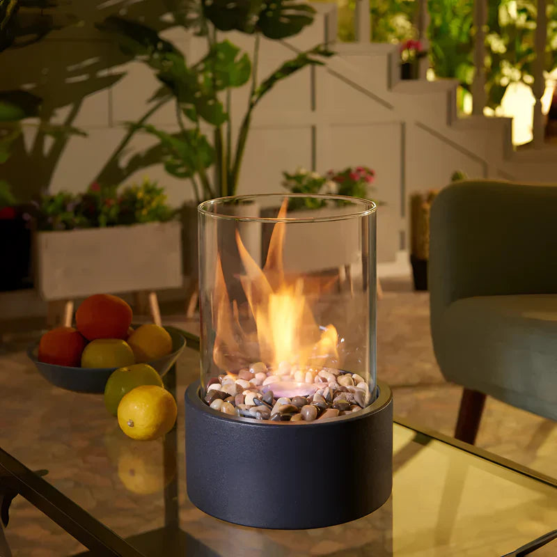 Nero – Tragbare Glas-Feuerlampe