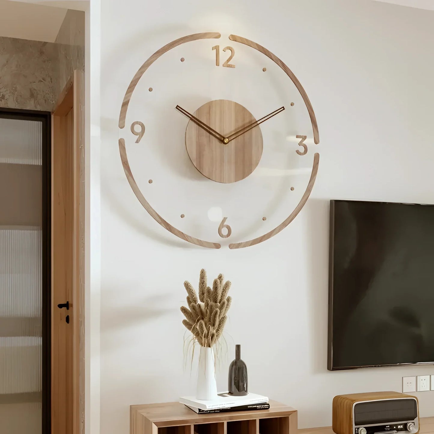 Maren – Nordische Holzwanduhr