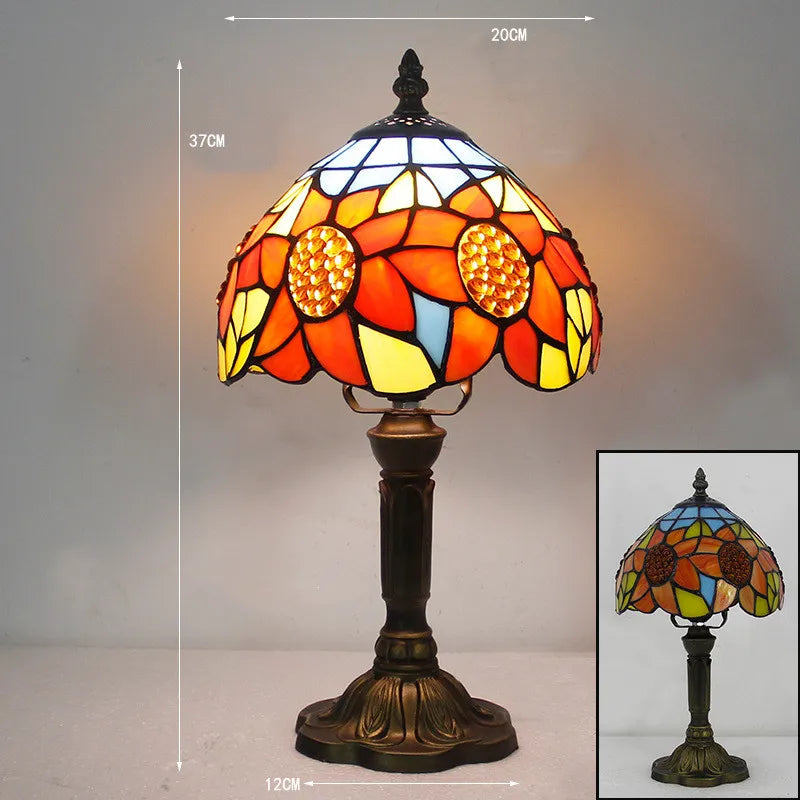 Europäische Retro Idyllische Nachttischlampe