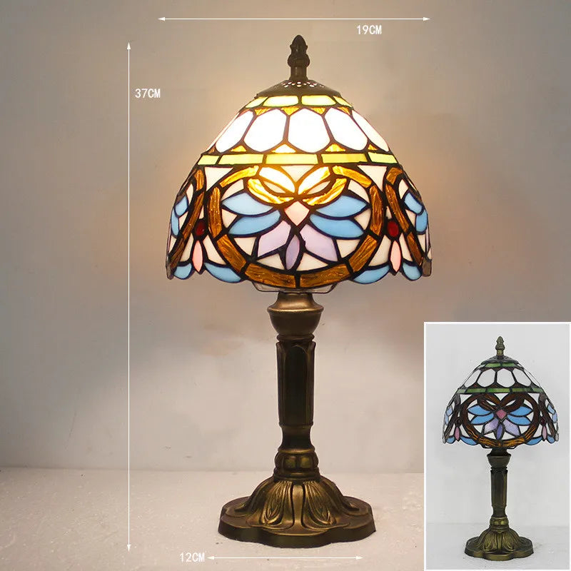 Europäische Retro Idyllische Nachttischlampe