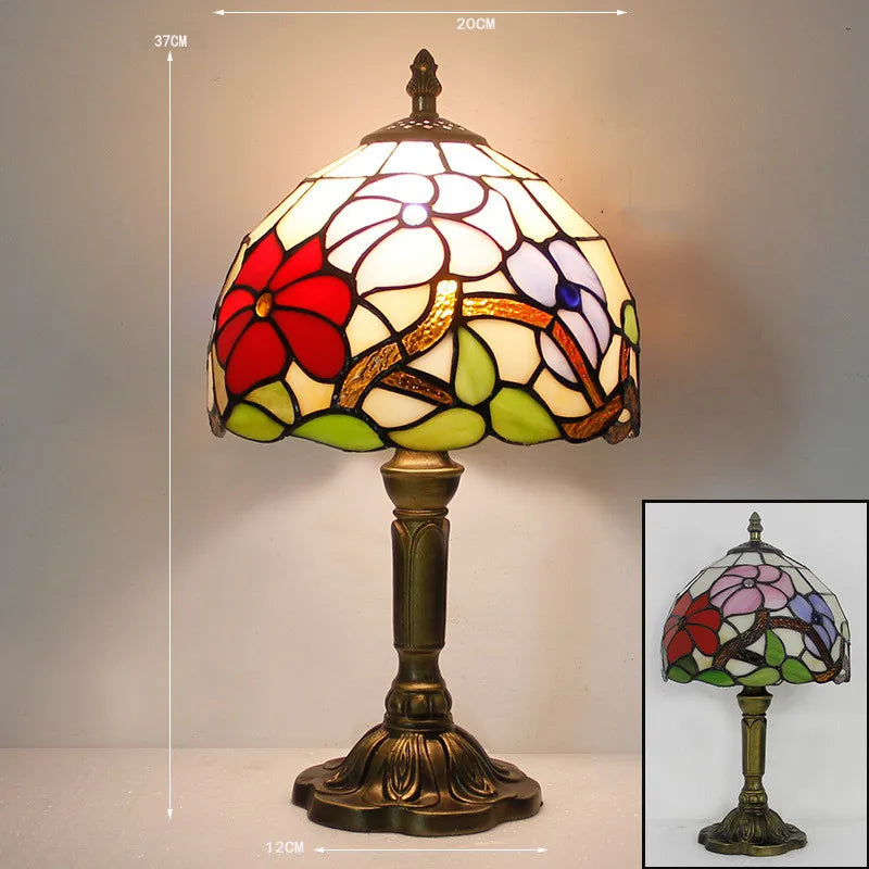 Europäische Retro Idyllische Nachttischlampe