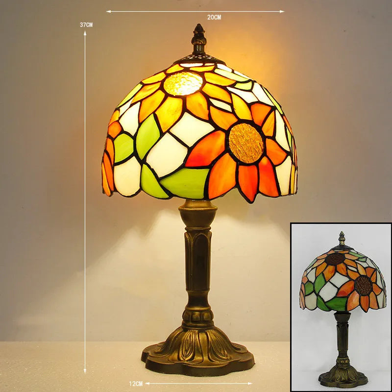 Europäische Retro Idyllische Nachttischlampe