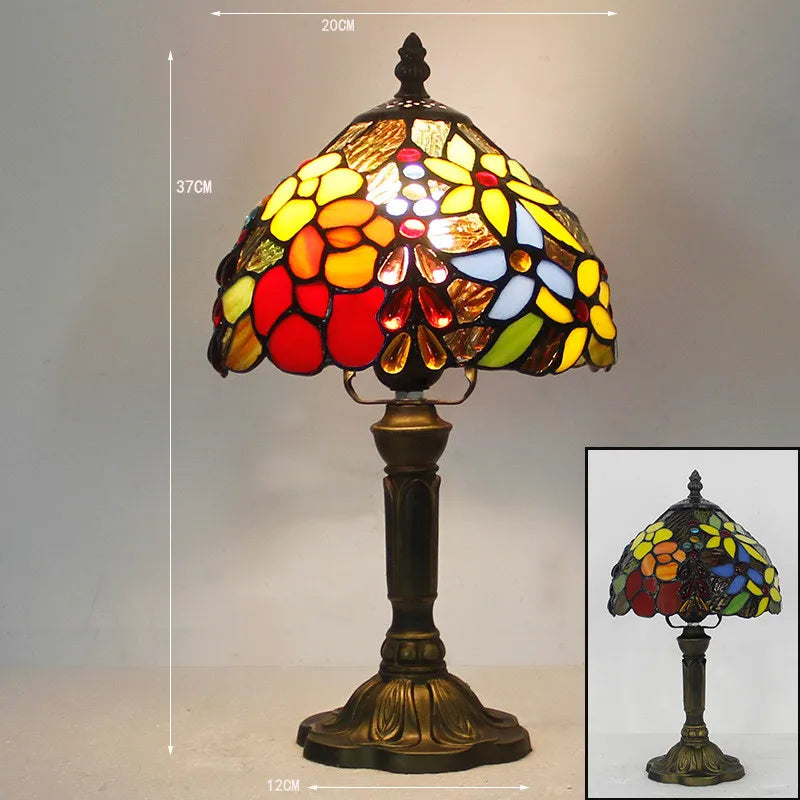 Europäische Retro Idyllische Nachttischlampe