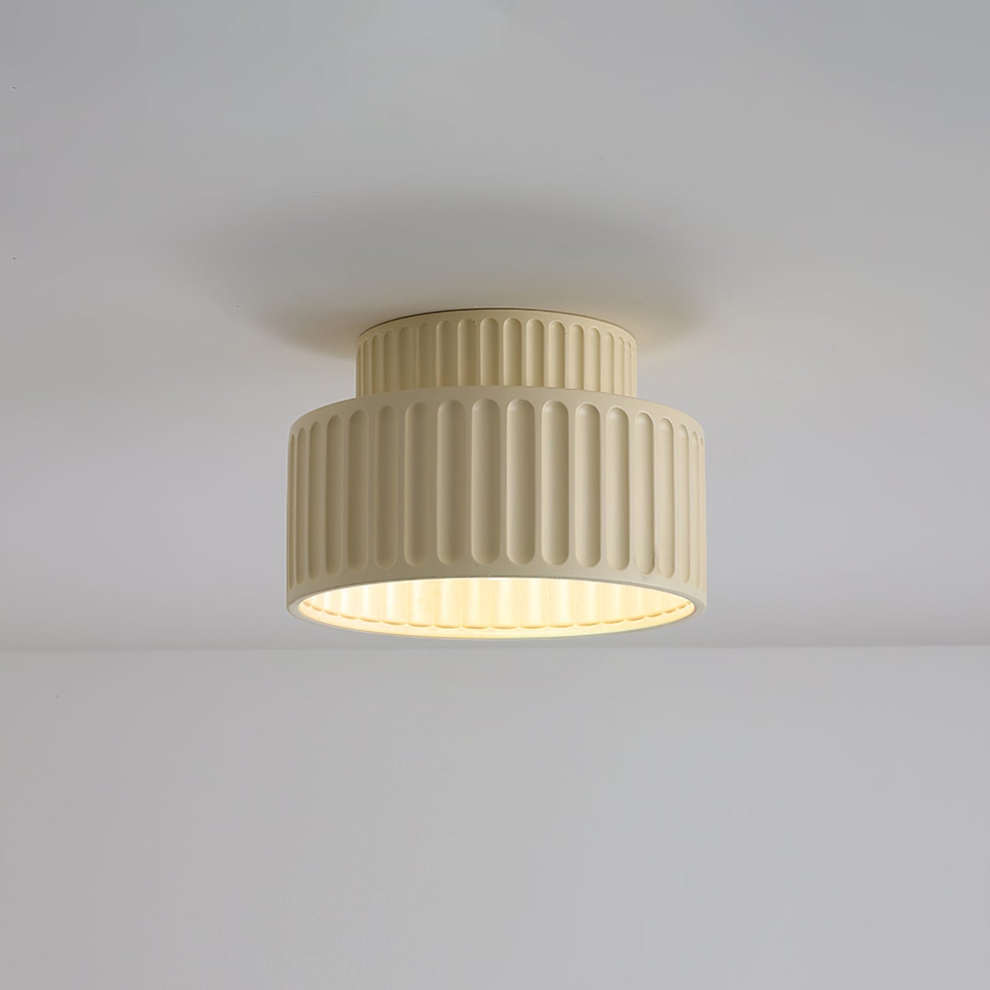 Coralie – Creme-Stil LED-Deckenlampe
