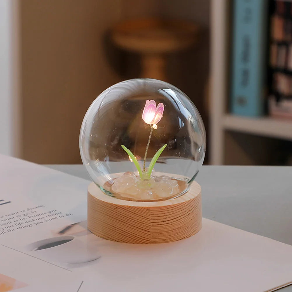 Tulpenblumen Tisch-Nachtlich