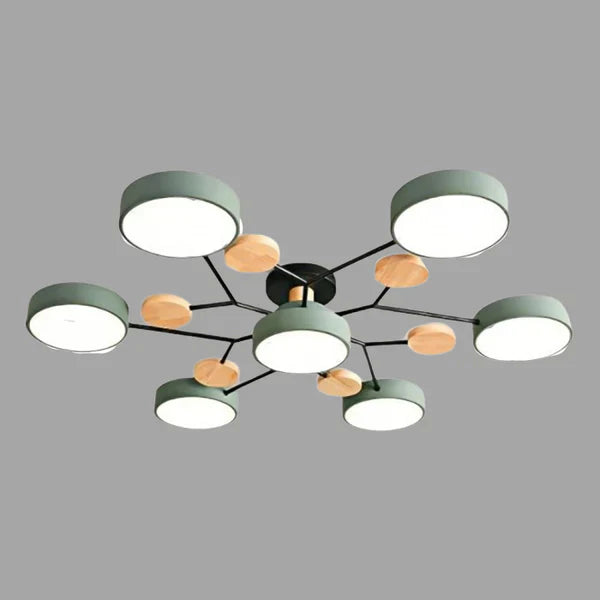 NordGlow – Skandinavische LED-Deckenleuchte mit Ästen