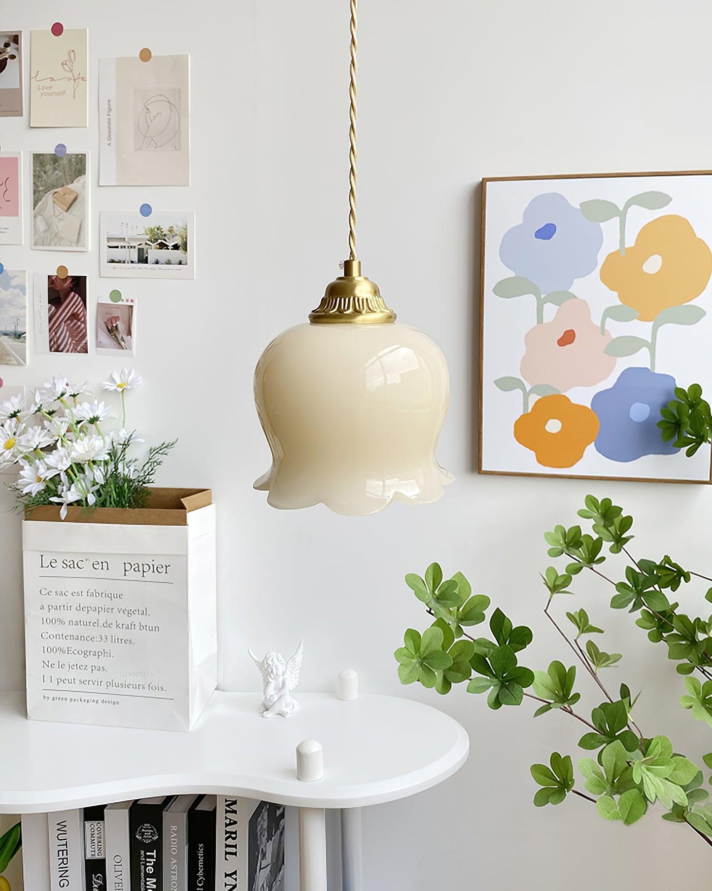TalBlüte – Florale Hängeleuchte