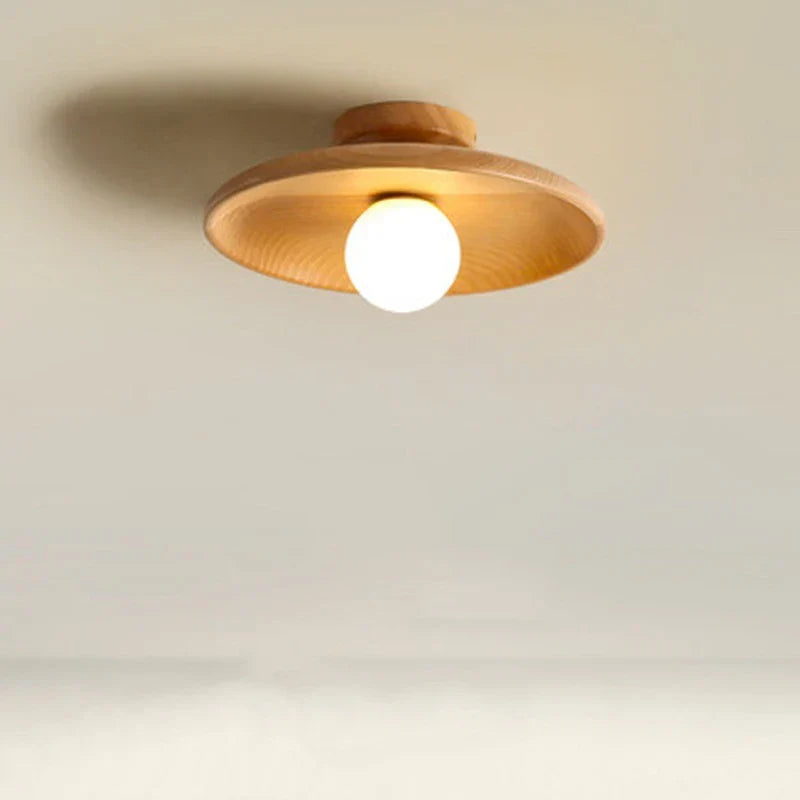 Miyabi – Japanische Lampe aus Holz für die Decke