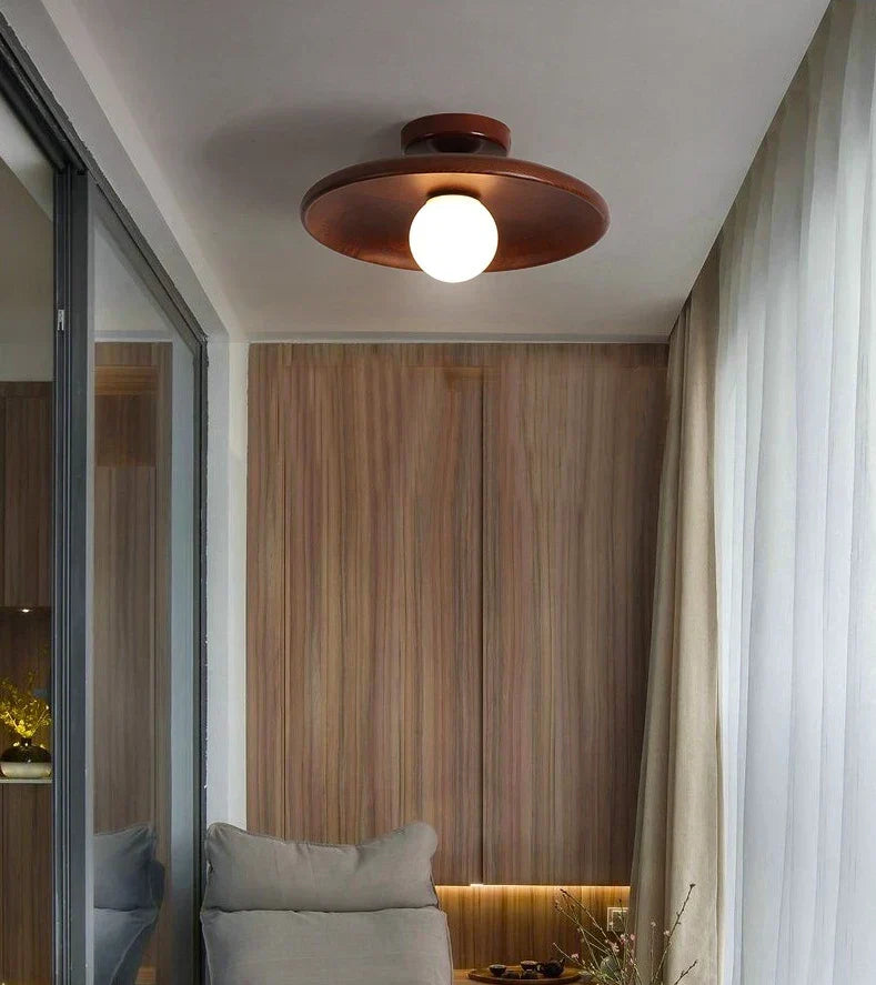Miyabi – Japanische Lampe aus Holz für die Decke
