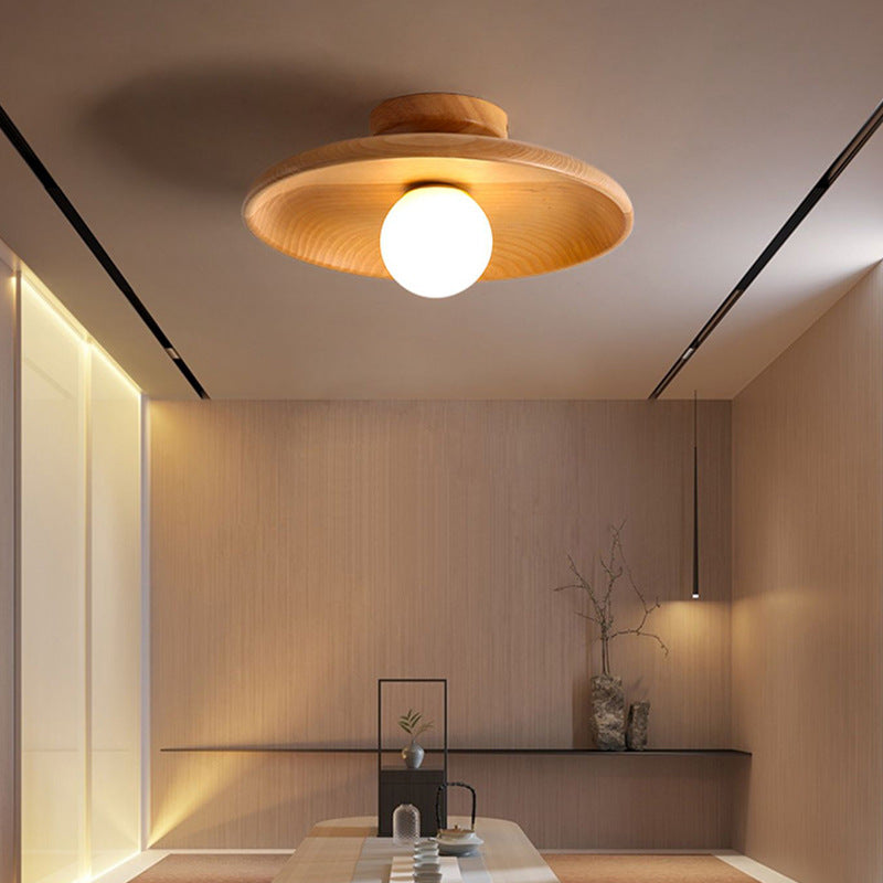 Miyabi – Japanische Lampe aus Holz für die Decke