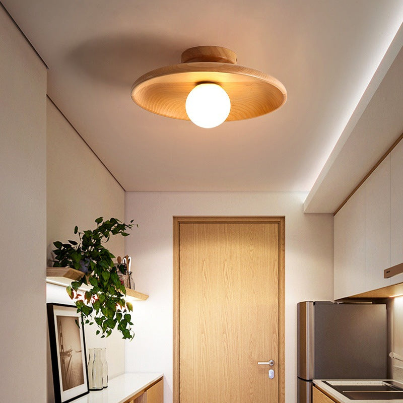 Miyabi – Japanische Lampe aus Holz für die Decke