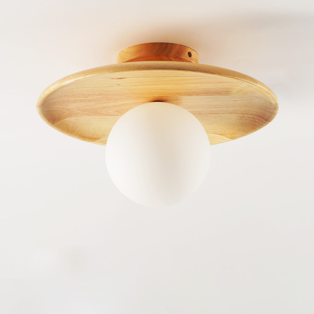 Miyabi – Japanische Lampe aus Holz für die Decke