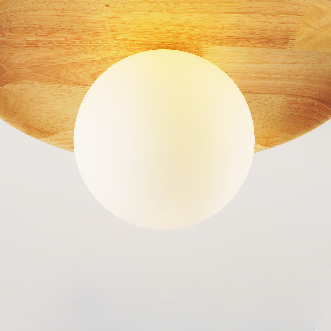 Miyabi – Japanische Lampe aus Holz für die Decke