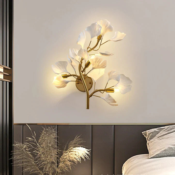 Freja – Blumenast-Wandlampe