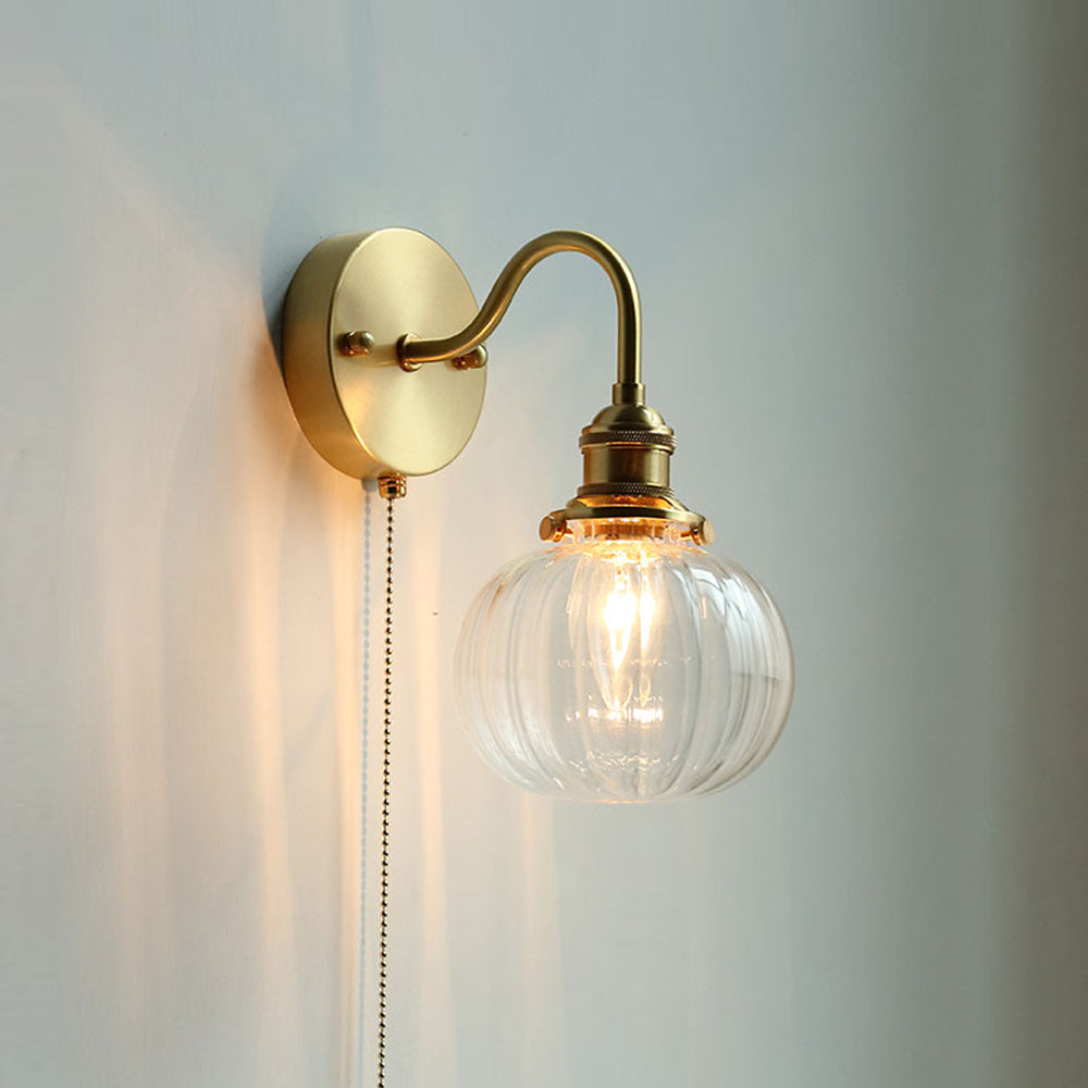 Tommy – Vintage Wandlampe aus Glas