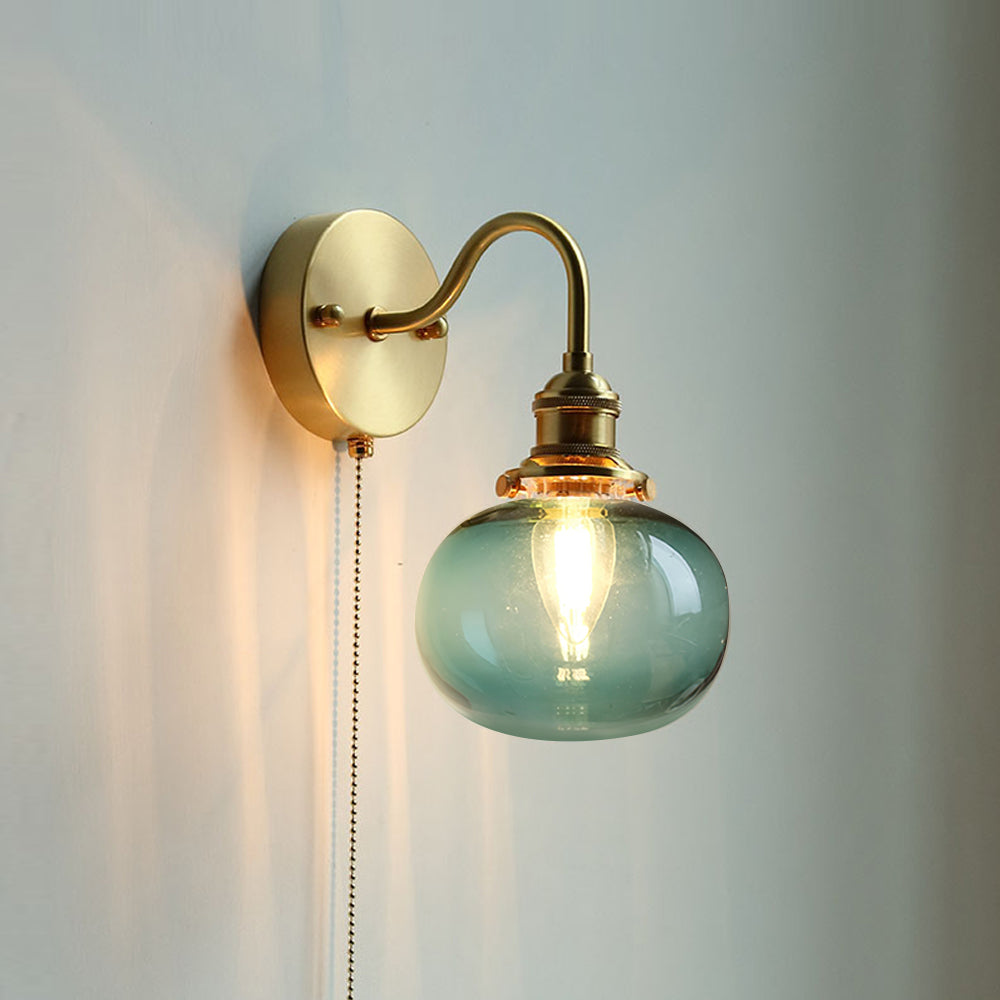 Tommy – Vintage Wandlampe aus Glas