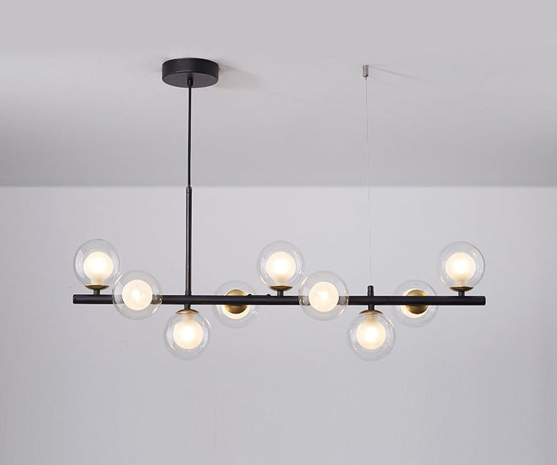 GoldLine – Eleganter Esstisch-Kronleuchter mit Designer-Flair