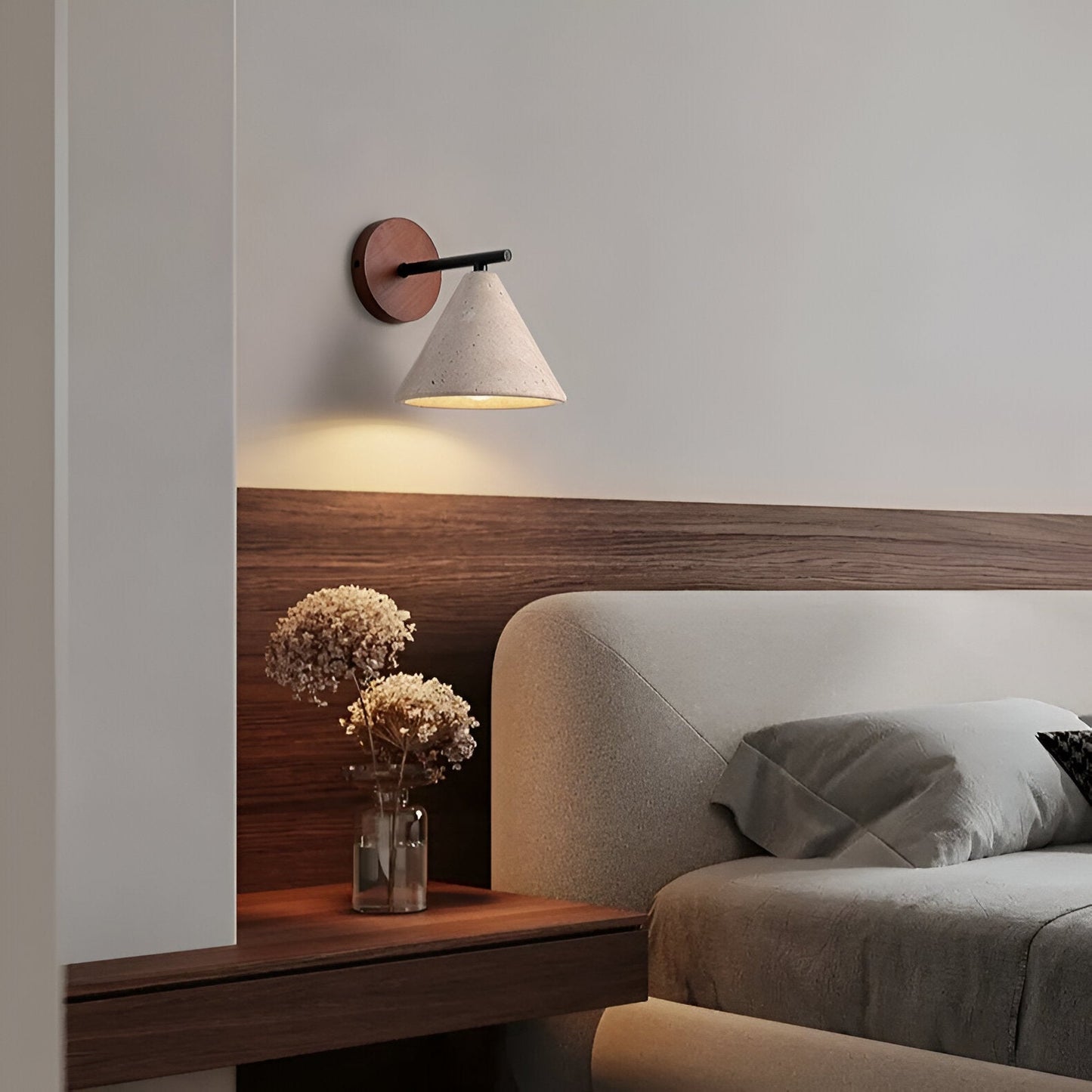 Erwin – Antik-Gelbe Stein-Wandlampe