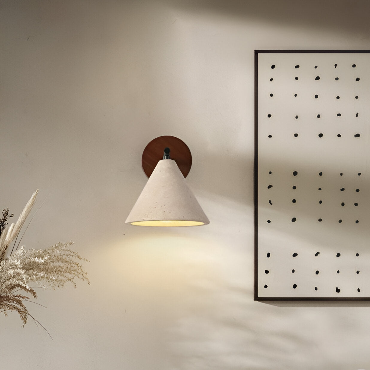 Erwin – Antik-Gelbe Stein-Wandlampe