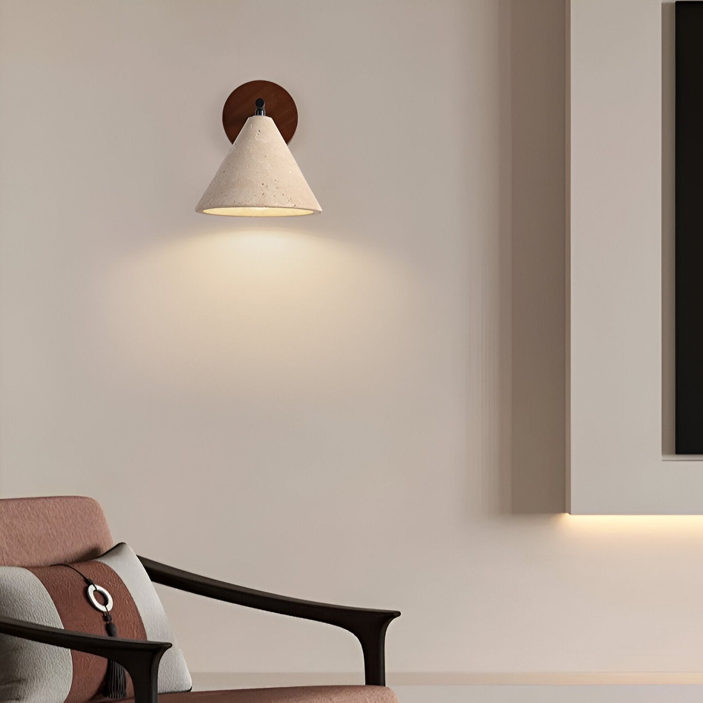 Erwin – Antik-Gelbe Stein-Wandlampe