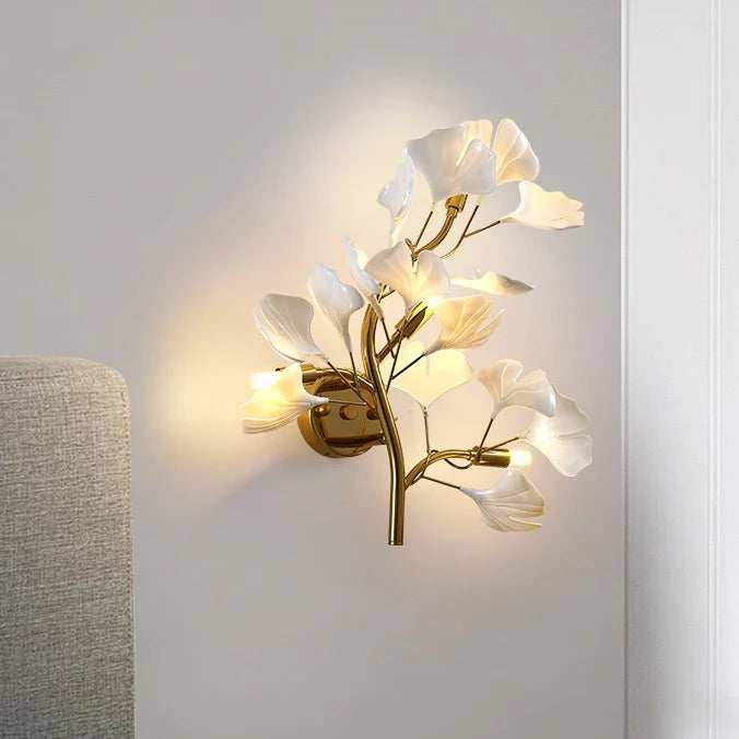 Freja – Blumenast-Wandlampe