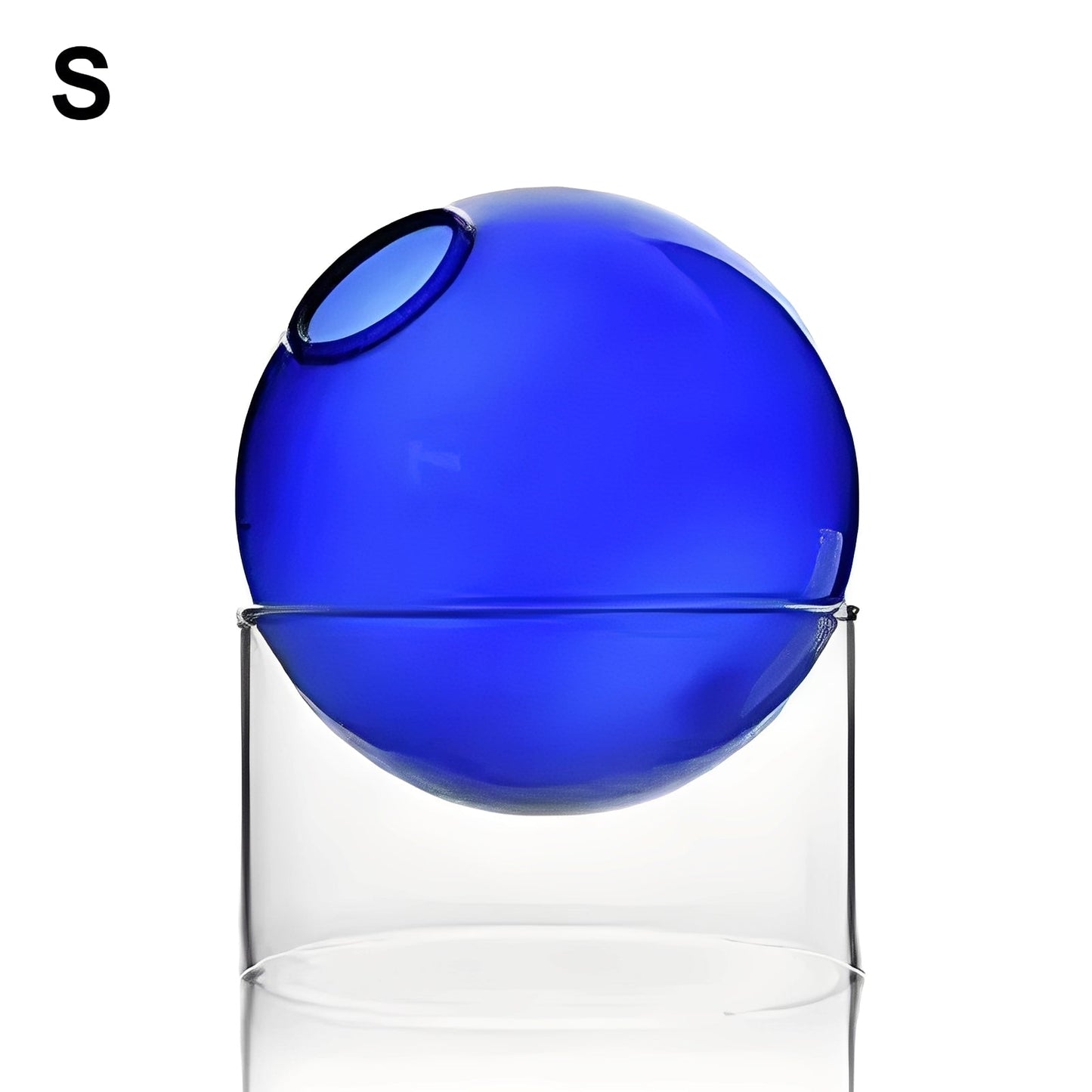 Amira – Farbige Glas Kugelvase Deko